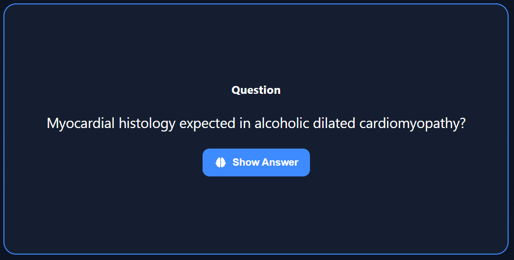 ExamFlip flashcard front showing a prompt to recall